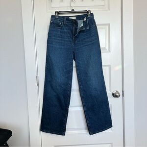 Madewell Dark Blue Flare Jeans